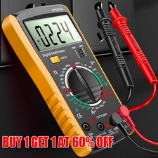 Professional Digital Multimeter Voltmeter Ammeter Ohmmeter Multi Tester Meter UK