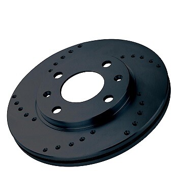 Black diamond drilled front - diamond,