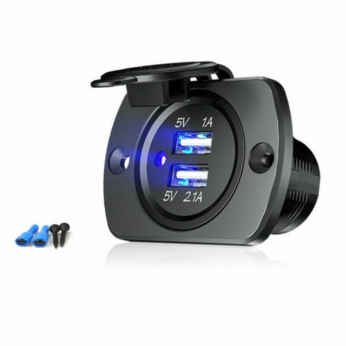 Waterproof dual usb - dual, port