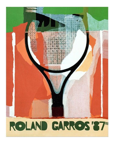 Vintage tennis poster wall - poster,
