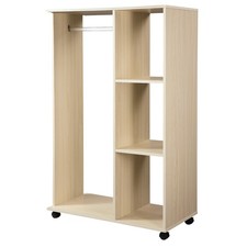 HOMCOM Rolling Open Wardrobe