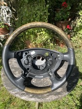 MERCEDES W211 Wood STEERING WHEEL  Avantgarde E Class W463 G Wagon Wooden