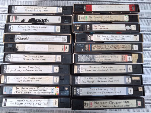 Blank vhs tapes - 20,