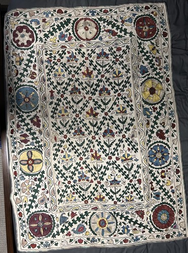 Vintage uzbek suzani - uzbek, hand