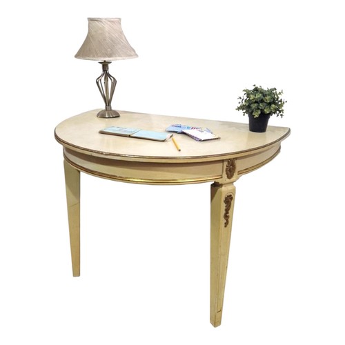 Antique vintage carved table - d,