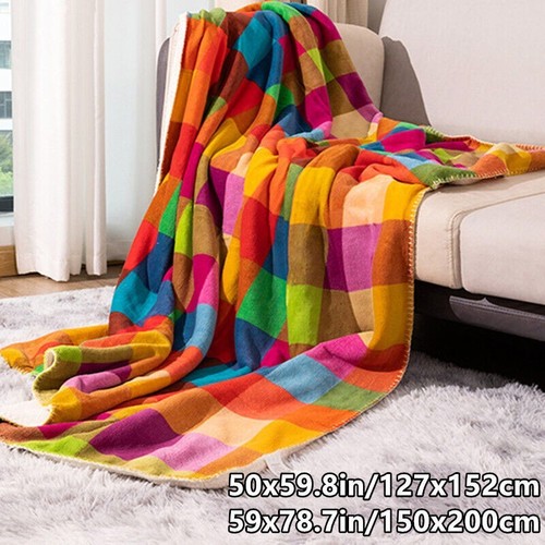 Sherpa fleece plaid - sherpa,