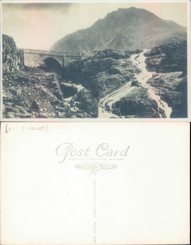 Ogwen falls and tryfan - tryfan, bridge