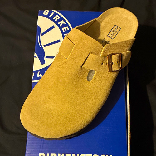Birkenstock suede soft footbed - soft,