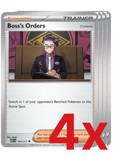 Boss orders corbeau - 4x, boss's