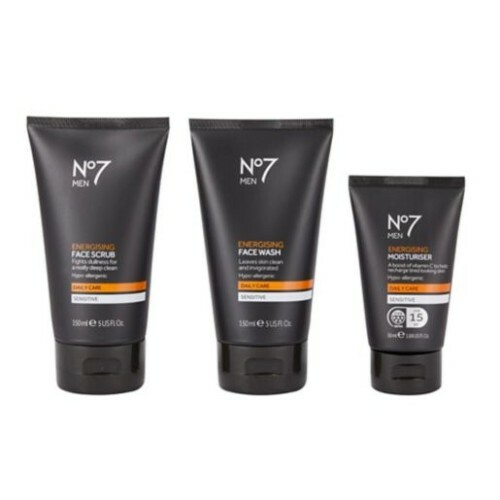 Men energising face trio - energising,