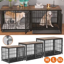 Bingo Paw XL Dog Crate Wooden