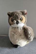1988 Vintage DAKIN San Francisco Brown Wise Owl Soft Toy