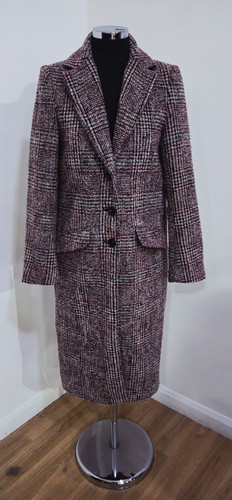 Next burgundy tweed - next, coat