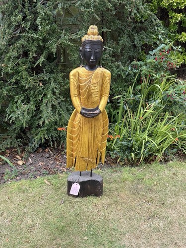 Vintage thai carved wood - carved,
