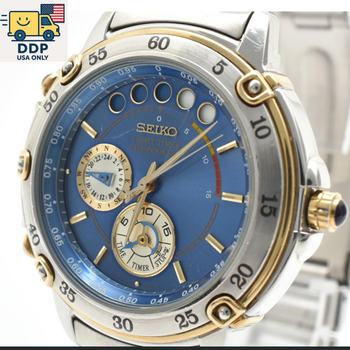 Seiko 6m37 6000 yacht - 6m37-6000, timer
