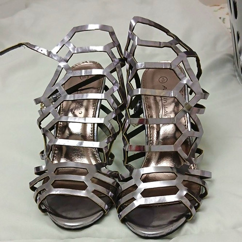 Atmosphere silver geometric - silver,