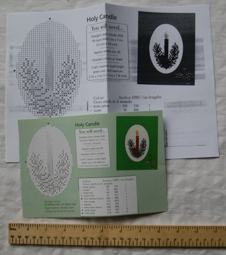 Counted cross stitch - cross, chart