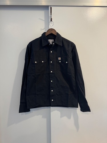 Carhartt denim pearl snap - denim,
