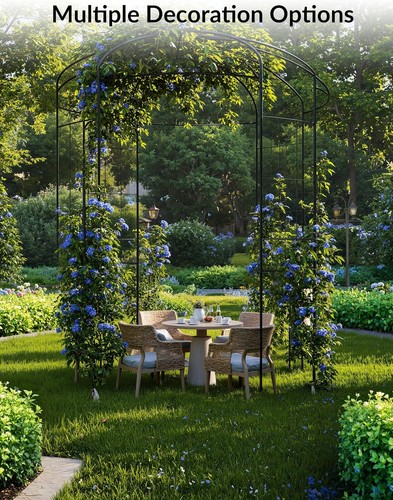 106 metal garden arch - metal, arbour