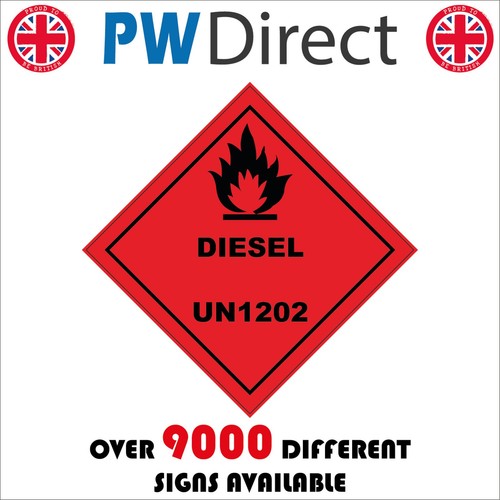 Sign diesel un1202 fuel - diesel,
