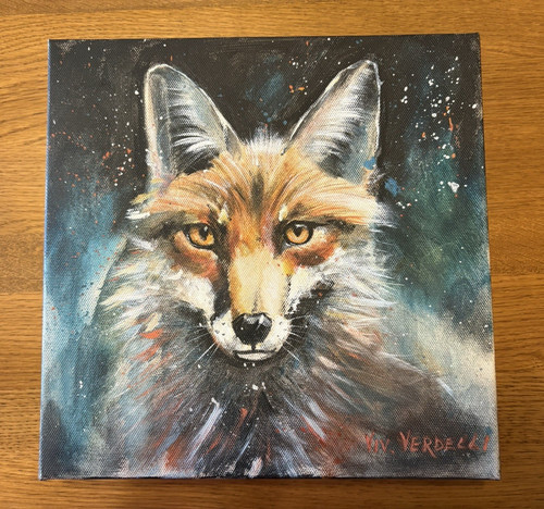 Original artwork fox on - original,