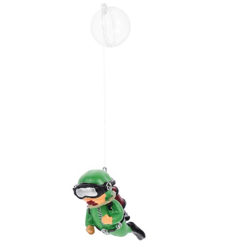 Floating diver statue fish - floating,