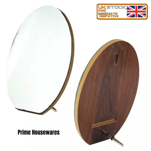 Table mirror wooden - mirror,