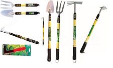 GARDEN FORK TROWEL SPADE RAKE WEED KNIFE/EXTENDABLE ADJUSTABLE TELESCOPIC HANDLE