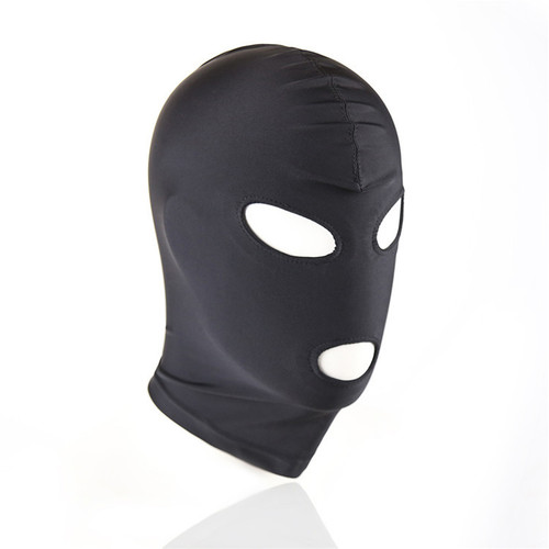Gimp mask black open - black,