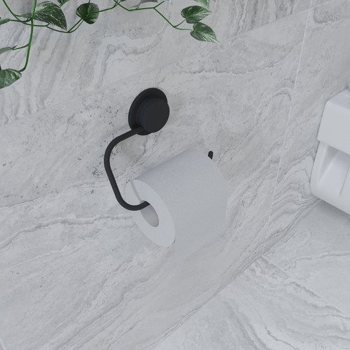 Croydex black toilet roll - croydex,