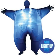 Adult Inflatable Blue LIGHT UP