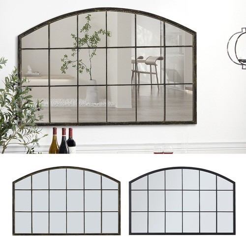 110cm vintage arched mirror - arched,