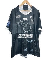Hull FC Rugby Super League Marvel Black Panther Shirt 2018 - ISC 6XL Jersey Top
