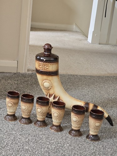 Vintage ceramic brandy - vintage,