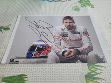 JENSON BUTTON RARE  F1 LAMINATED SIGNED PHOTO A4 £12 LIMITED EDITION MEMORABILIA