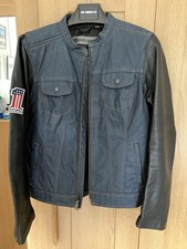 Harley Davidson Woman's Abrasion-Resistant Denim Leather Riding Jacket