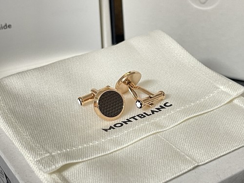 Montblanc cufflinks red gold - cufflinks,