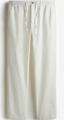 Linen blend trousers size - linen-blend, trousers,