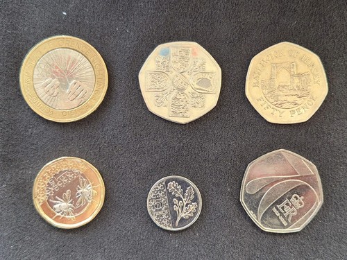 Rare fifty pence 2 1 - rare,