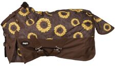 Miniature Horse Heavy Winter Turnout Blanket - 1200D - 36"-51" - Sunflowers