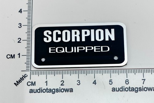 Peavey scorpion equipped badge - peavey,