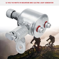 New Bicycle Light Generators 12V 6W Dynamo Motorized Friction Head Rear Light