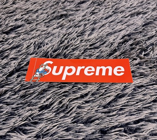 Supreme smurf red box - red, logo