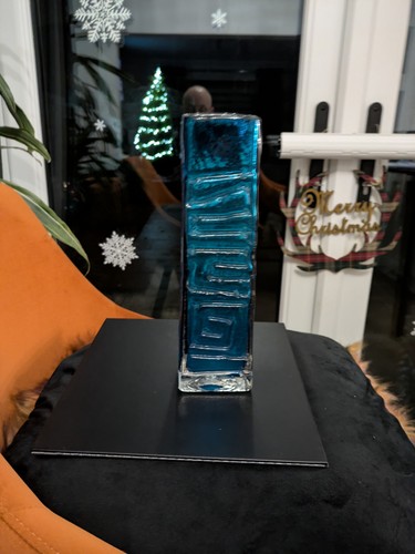Whitefriars glass totem vase - whitefriars,