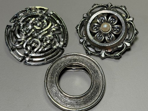 Vintage scarf clip job lot - vintage,