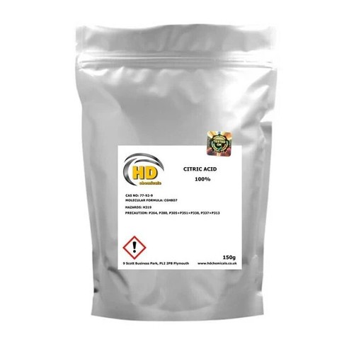 Citric acid 100 anhydrous and - citric,