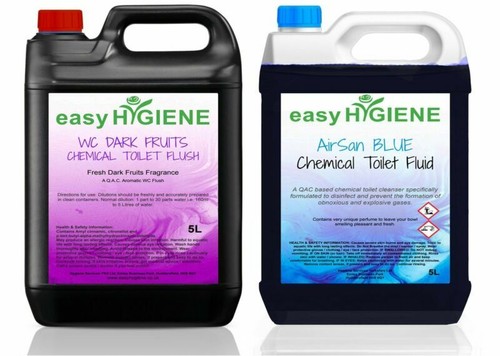 Blue airsan chemical - airsan, toilet