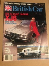 British Car Magazine April 1992 Jaguar XJ6 Rover Turner Sebring Austin Healey3