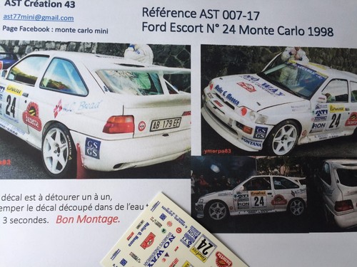 Decal ford escort - 1, 43