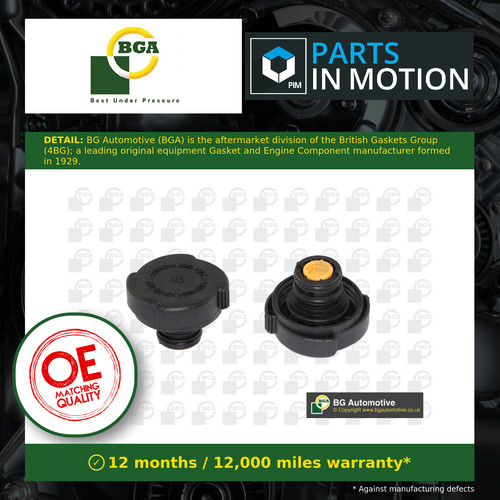 Radiator cap fits - bmw, bga